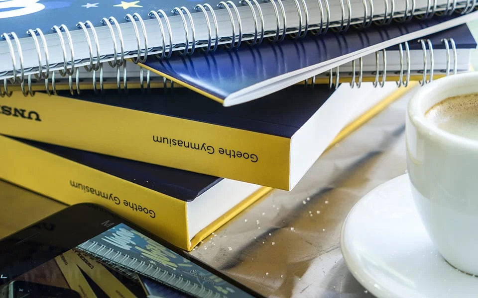 Softcover-Bindung als Galeriebeispiel