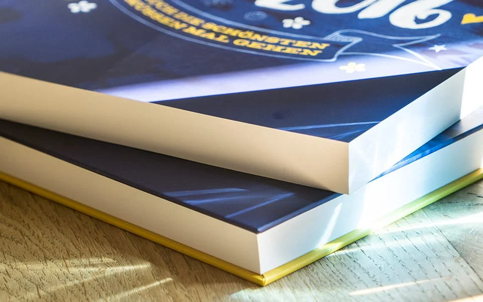 Softcover-Bindung als Galeriebeispiel
