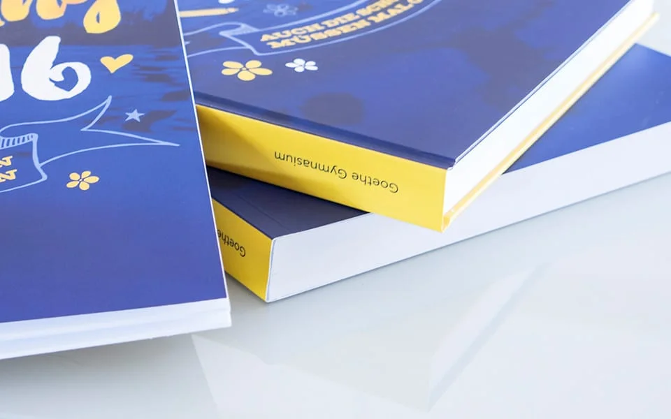 Softcover-Bindung als Galeriebeispiel